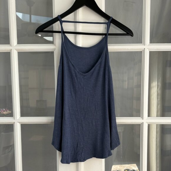 Mossimo Scoop Neck Open Back Spaghetti Strap Asymmetrical Tank Top - Picture 2 of 4